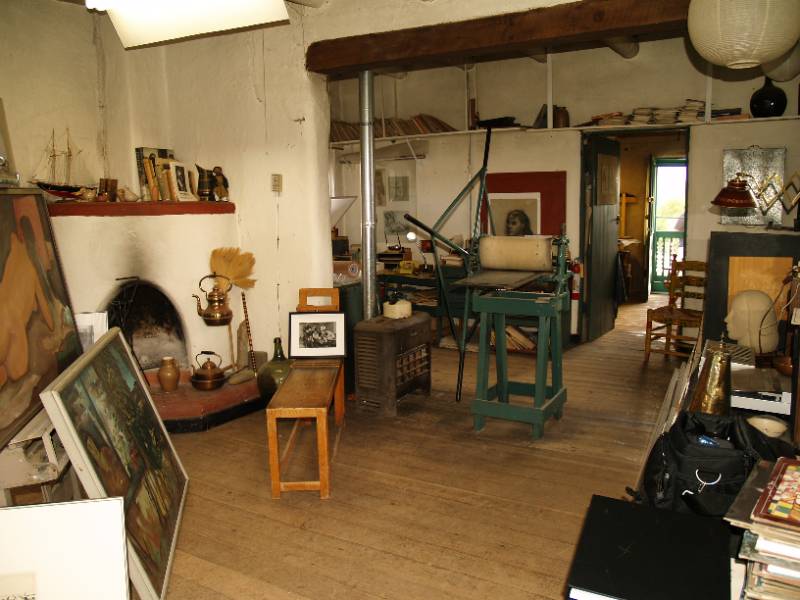 Doel Reed's studio interior