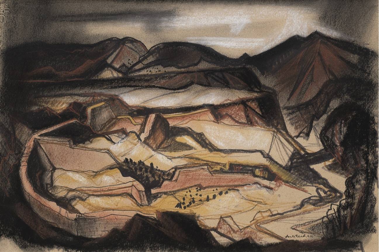 Painting by Doel Reed