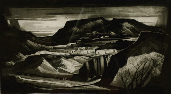 Painting by Doel Reed