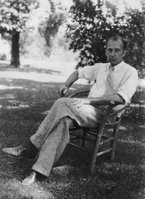 Doel Reed sitting in a chair