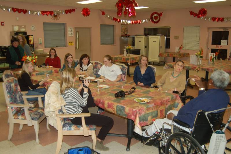 Martha Reed and Students